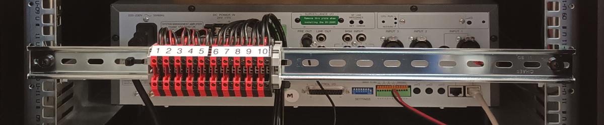 10 Zone Public Address Rack