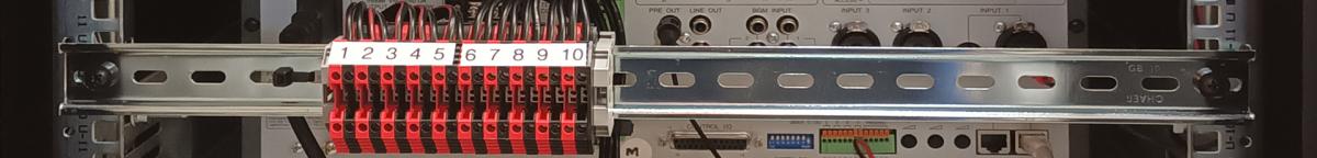 10 Zone Public Address Rack
