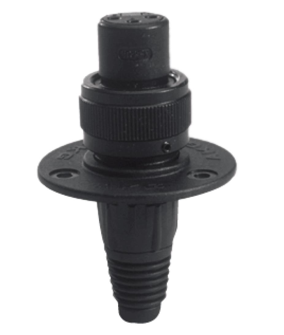 Screw on connector for GN15, GN30, GN50 gooseneck
