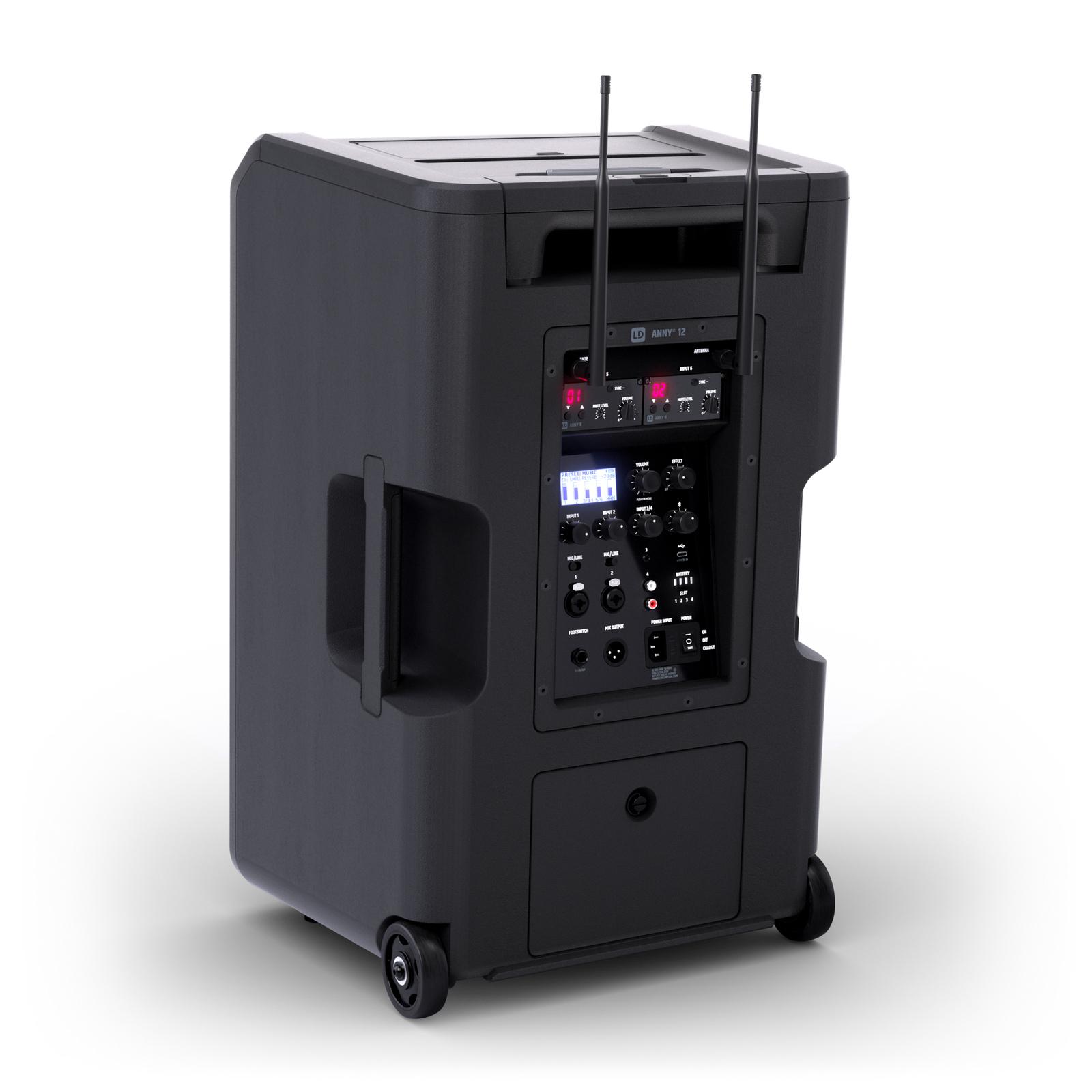 LD Systems ANNY 12 HHD2 B8 Rear
