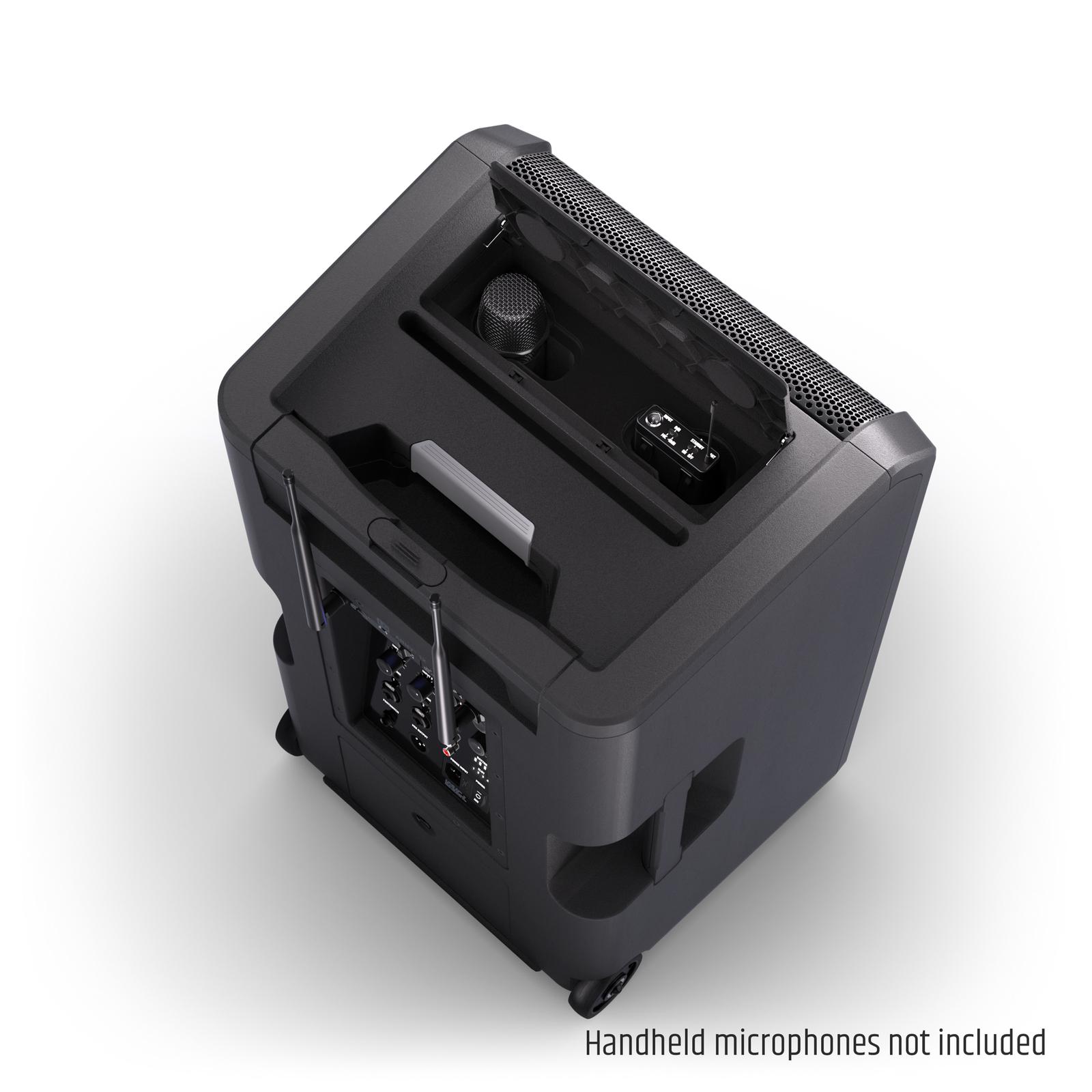 LD Systems ANNY 12 HHD2 B8, Mic Storage Compartment