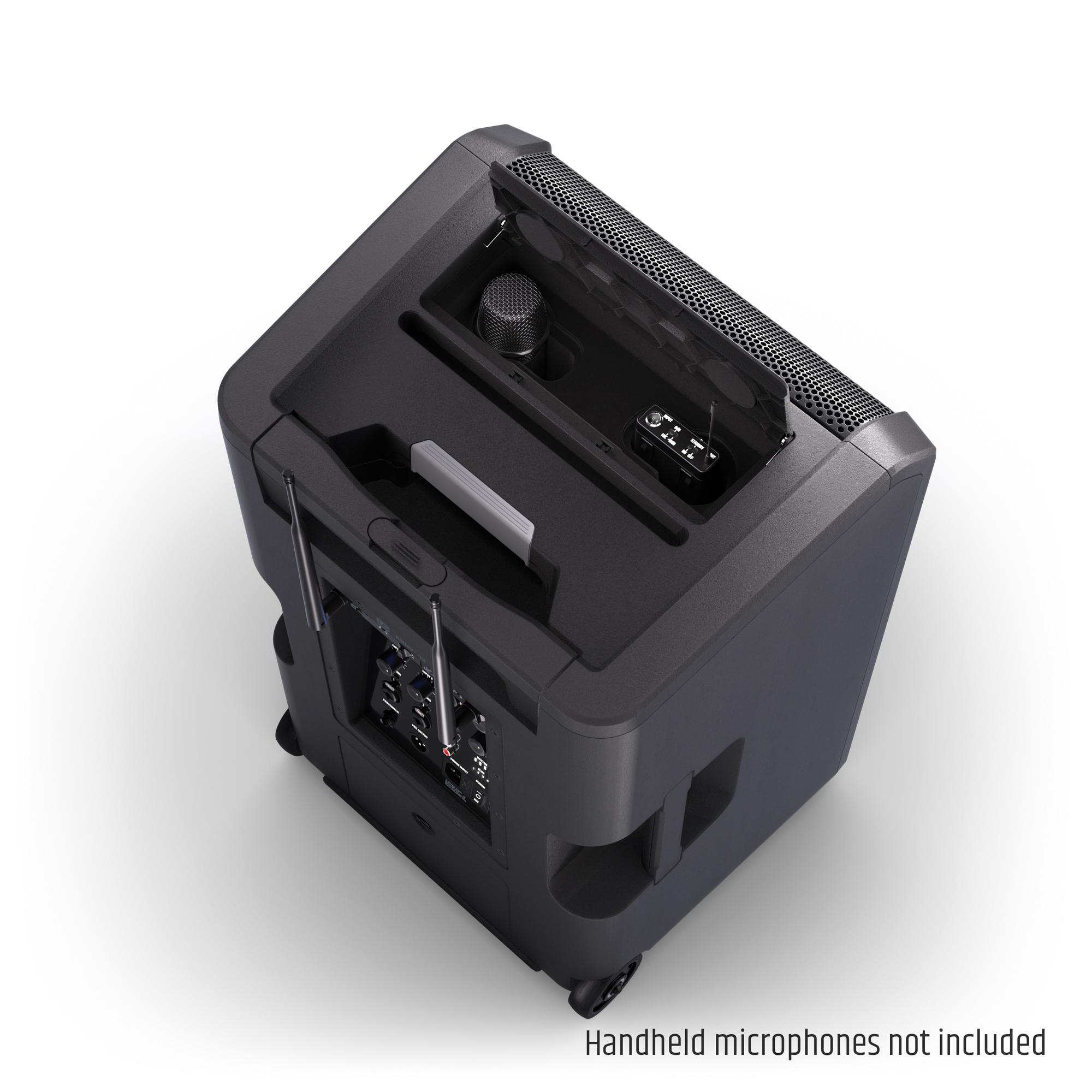 LD Systems ANNY 12 HBH2 B8, Mic Storage Compartment