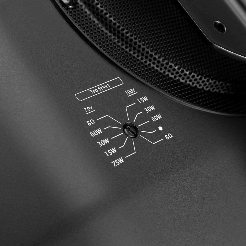 JBL Control HST, 5" Cabinet Loudspeaker with Hemispherical Coverage, Black, Rear Close-Up