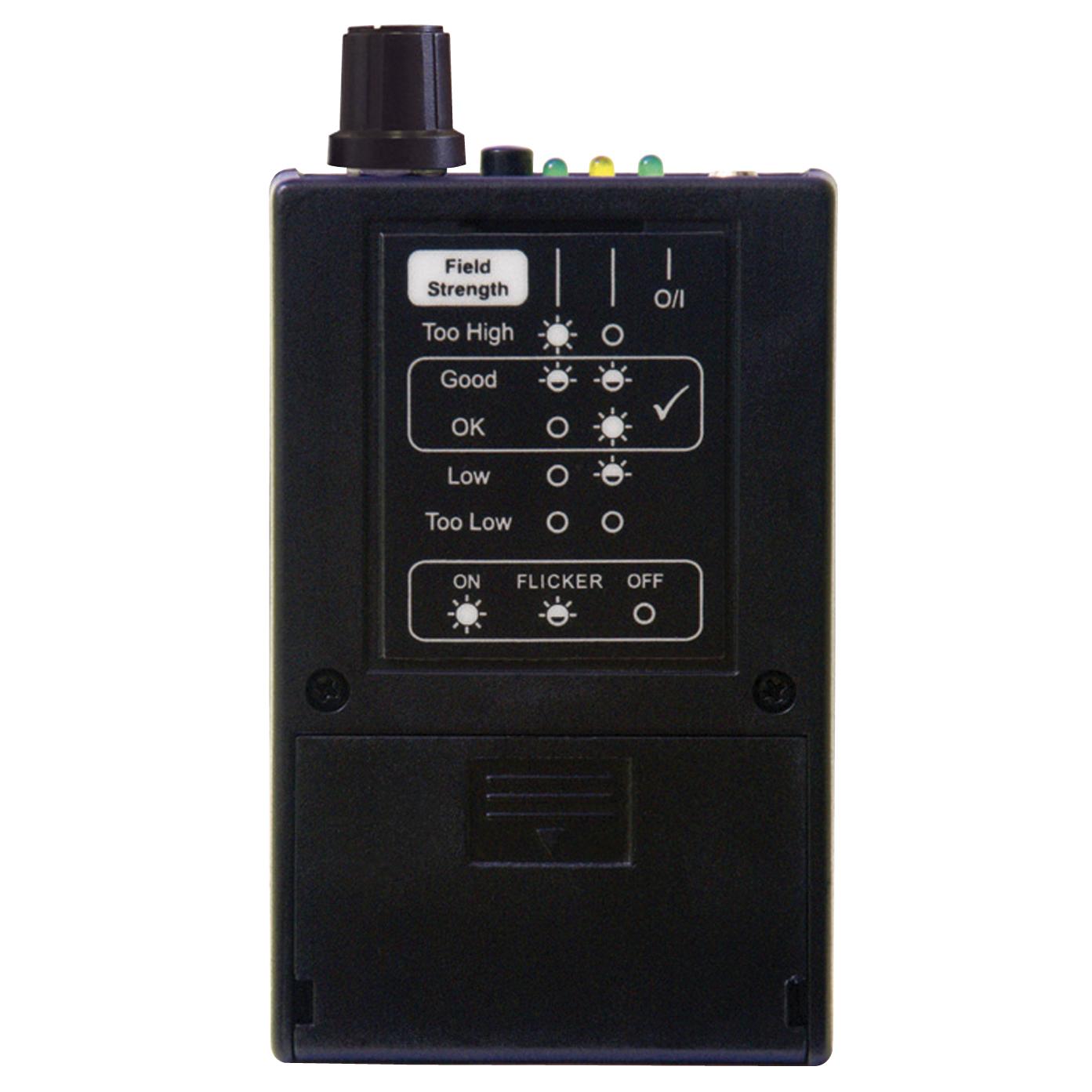 Ampetronic ILR3+ Audio Induction Loop Receiver / Tester / Listener Rear View