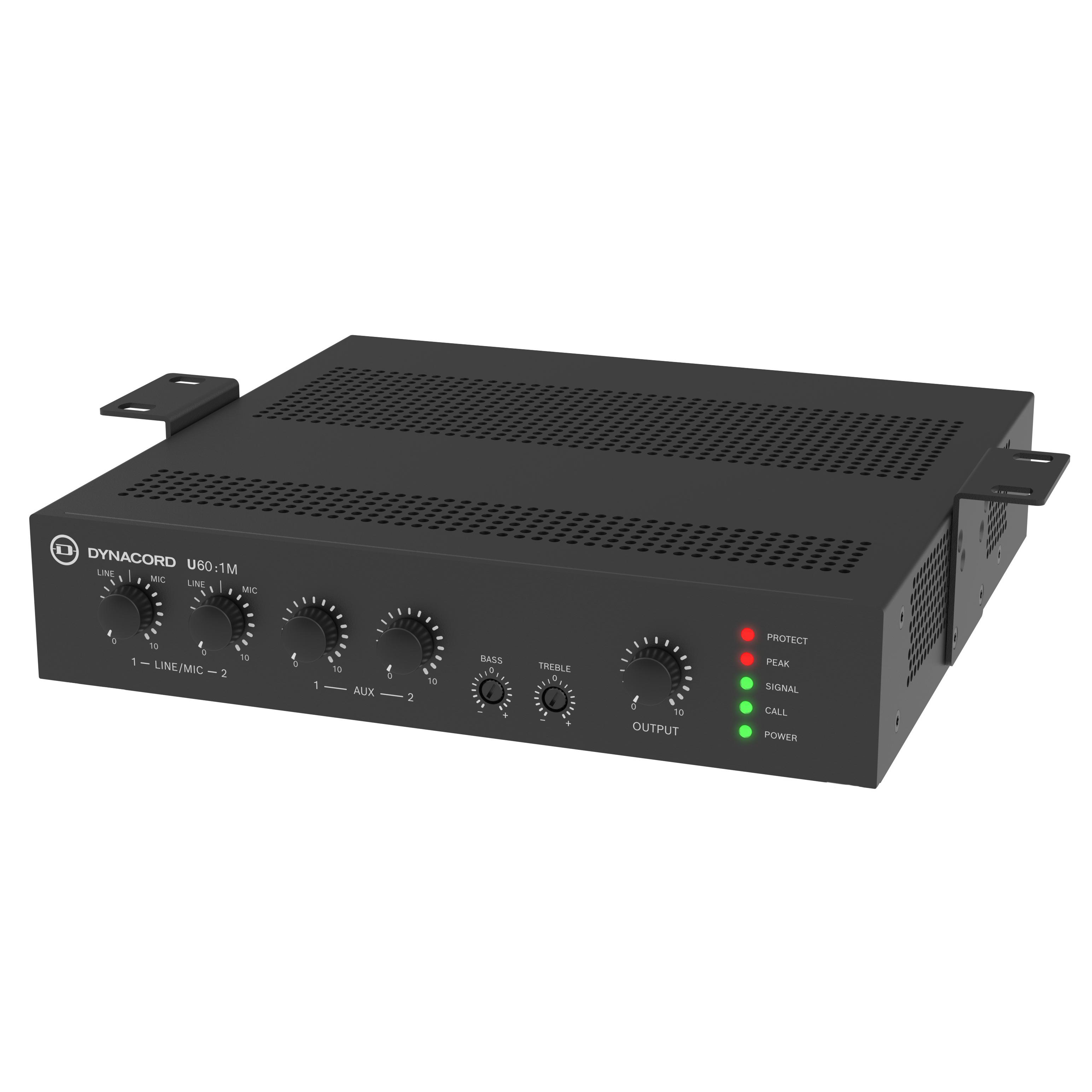 Dynacord U60:1M, 4 Input Mixer Amplifier, With Under Table Mounts Fitted