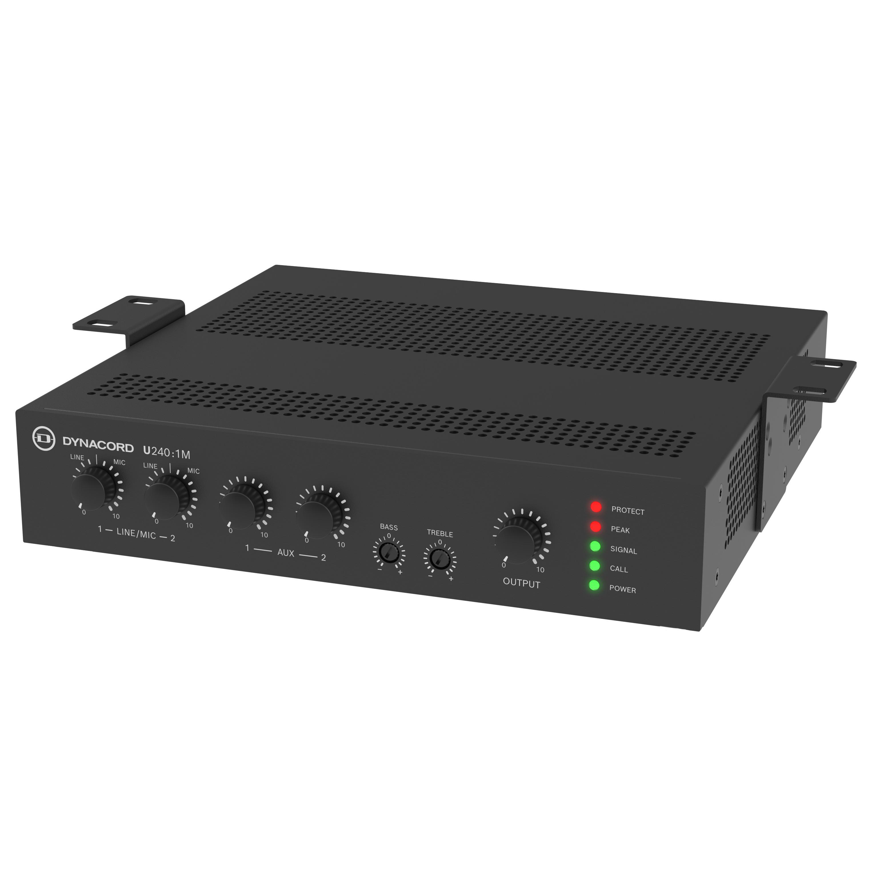 Dynacord U240:1M, 4 Input Mixer Amplifier, With Under Table Mounts Fitted