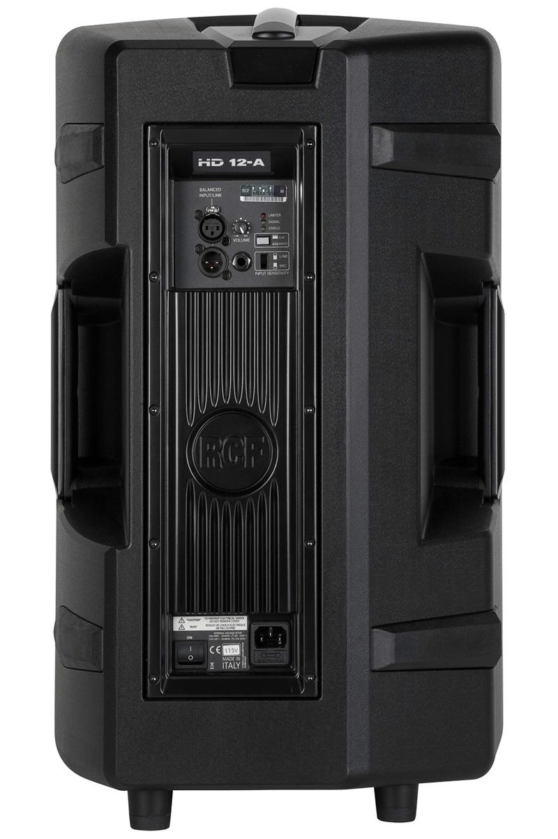 RCF HD12A Active Two Way Monitor Loudspeaker, rear