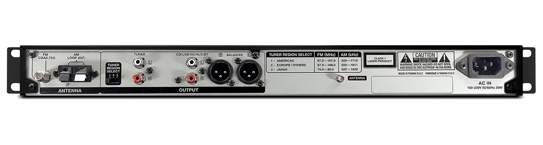 Denon DN-300Z CD / Media Player / Bluetooth Receiver & AM/FM Tuner rear